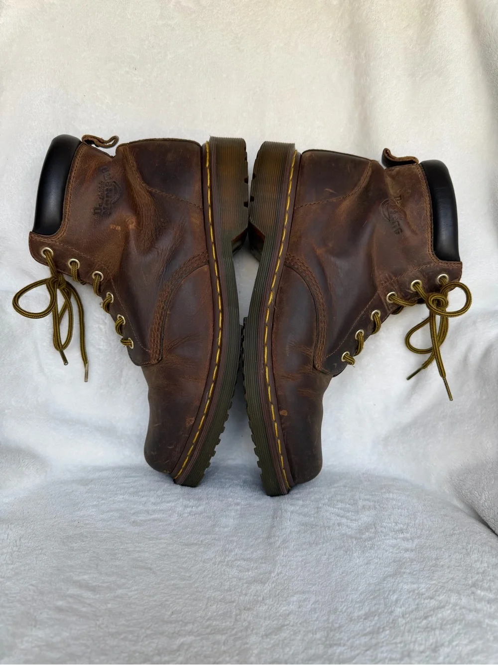 Dr. Martens 939 Ben Crazy Horse Brown Leather Combat Men’s Boots UK 10 US 11 Vtg